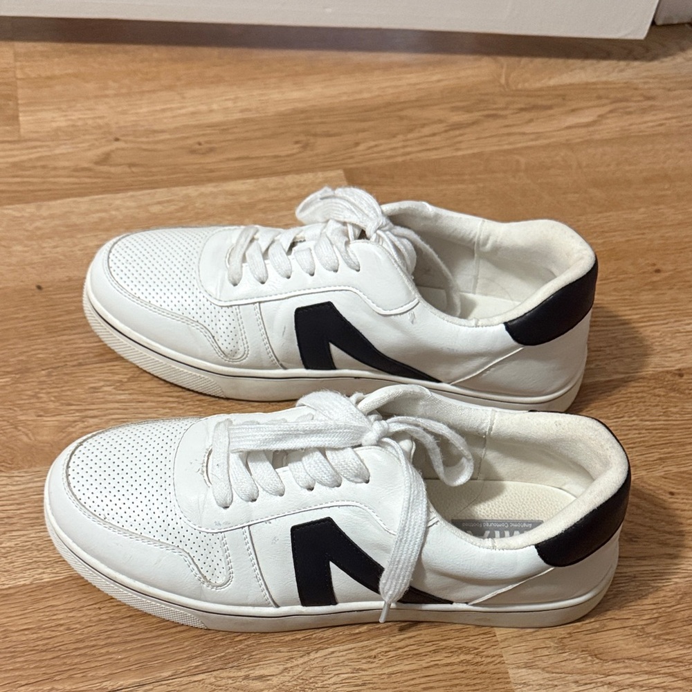 White and Black Men's Sneakers
